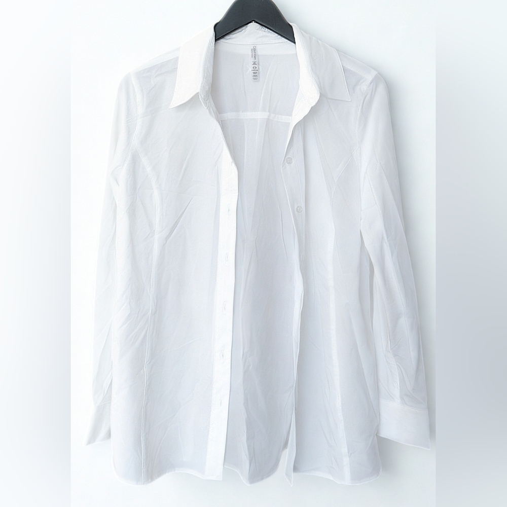 Calvin Klein White Button Down Shirt - Picture 2 of 5